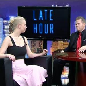 Emeline O'Hara and Clint Norris on The Late Hour Show 9/8/15.