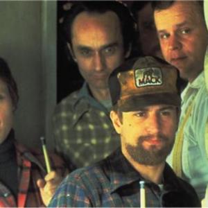Robert De Niro, Christopher Walken, John Cazale and George Dzundza in The Deer Hunter (1978)