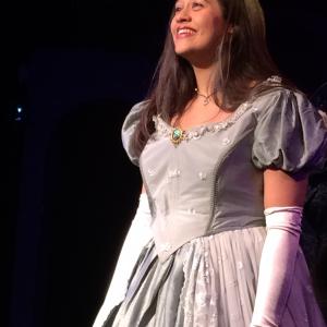 Leah Sayad as Cinderella in Cinderella! Cinderella! with the Hudson Theatre Ensemble.