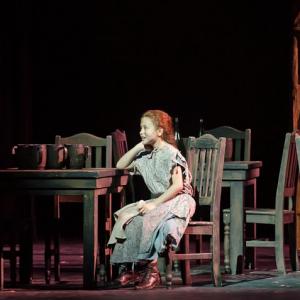 Claire as Young Cosette in Les Miserables  North East School of the Arts  2011