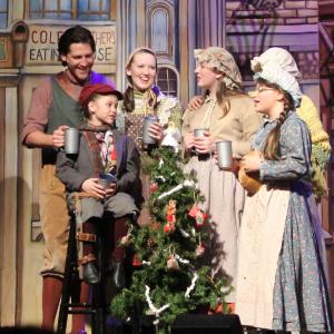 Claire as Tiny Tim in A Christmas Story  The Musical  2010 San Pedro Playhouse San Antonio TX