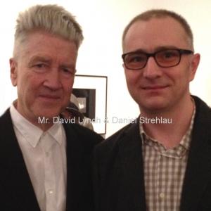 David Lynch and Daniel Strehlau after the conversation about the positive authorization of usage of the sequence from BLUE VELVET movie in the BROOKLYN narrative feature production project by Daniel Strehlau
