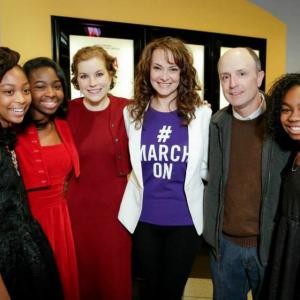 Selma castmates L to R Me Ebony Billups Elizabeth DWells Tara Ochs Clay Chappell and Jordan Rice