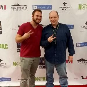 Scott Nichols and I at the 48 hour film Festival in New Orleans