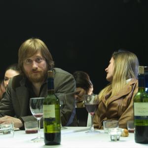 Ricardo Dávila with Lisi Linder and Javier Mejía in Los Encantados - Short Film (2012)