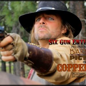 Chaz Lee as Captain Zachariah Lee Bodie in the supernatural western tale Copper Wind.