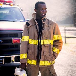 Bradford Haynes as the Fire Chief on The Hero in You