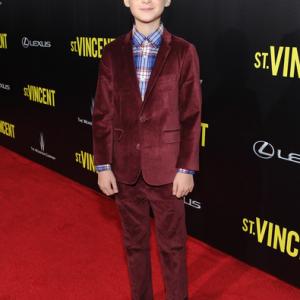 Jaeden Lieberher at St. Vincent premiere in New York