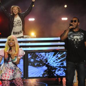 Still of David Guetta Flo Rida and Nicki Minaj in Americas Got Talent 2006
