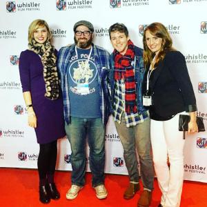 Cast and director of The Life and Death of an Unhappily Married Man at the Whistler Film Festival 2015