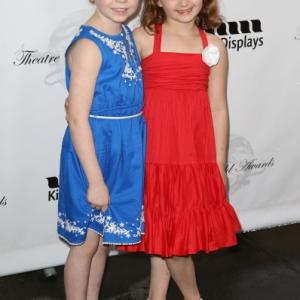 Jillian Lebling l and Eliza Holland Madorer at the 69th Annual Theatre World Awards
