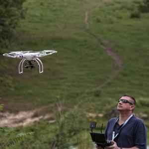 Operating a Phantom 2 drone