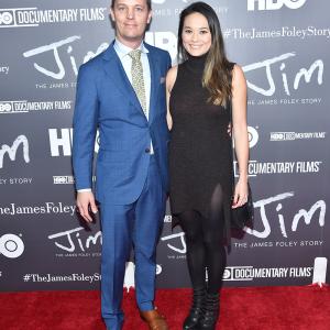 Brian Oakes Director and Eva Lipman Producer of Jim The James Foley Story at HBO premiere