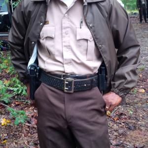 Featured Sheriff on the set of Resurrection