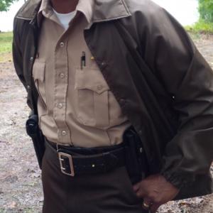 Featured Sheriff on the set of Resurrection