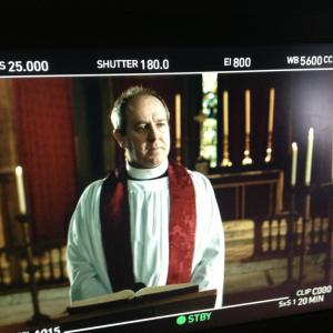 Mark Davison as the Vicar in Kerry for BBC Comedy Feeds
