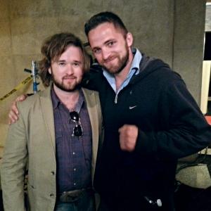 Troy Musil with Haley Joel Osment