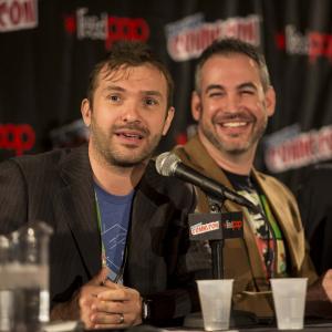 Jake Thornton and Ben Lustig at THUNDER Agents panel New York Comic Con 2015