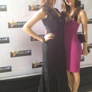 Karen Ann Cabrera and Amber Davis at the Starcamp Season 1 Premiere Night
