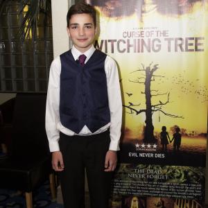 The Witches son Ulric played by Elliott Odom at Curse of the Witching Tree premiere