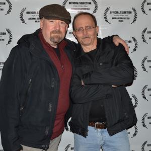 At the Night Of Short Films XII at The Trocadero in Philadelphia with actor Edward Stanley Hitchins