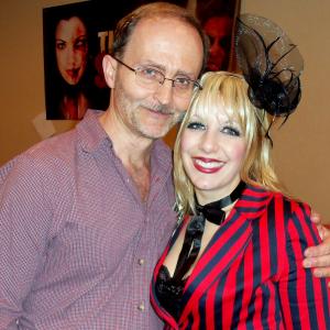 With actress Raine Brown promoting Celluloid Bloodbath More Prevues From Hell at the Chiller Theatre Convention October 2012