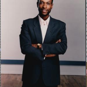 Gregory in a modeling session with Getty Images for an African campaign