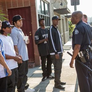 Still of Neil Brown Jr., Aldis Hodge, Corey Hawkins, Jason Mitchell and O'Shea Jackson Jr. in Straight Outta Compton (2015)