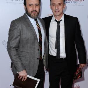 Jason Ensler and Robert Knepper at the College Television Awards