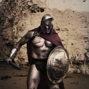 Forbidden King Spartan promotional photo shoot