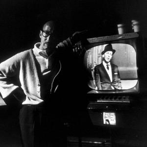Sammy Cahn backstage during the filming of an ABC television special, 1959.