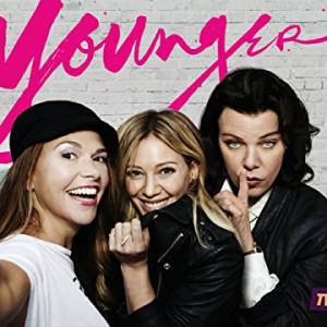Still of Debi Mazar Hilary Duff and Sutton Foster in Younger 2015