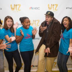 PT and Ron Clark Academy student participants in the Saving Our Daughters program at an event for The Wiz Live!