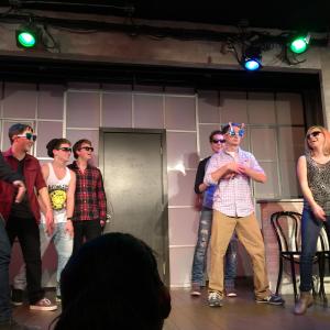 Middle School Regrets perform at Second City's 2015 open house.