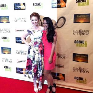 Danielle Lyn at the Premiere of The Legend of Seven Toe Maggie with friend and actress Mandi Christine Kerr.