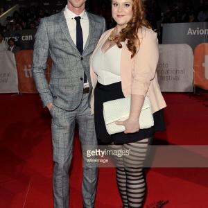 Stephen Tracey and Nikki Duval attend the premiere of Hyena Road at the Roy Thompson Hall at the Toronto International Film Festival (2015)