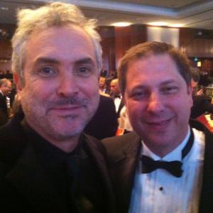 Alfonso Cuaron, and I at the 67th Annual Directors Guild Awards.