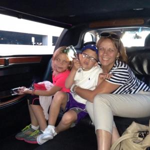 Families First Limo Ride, My Daughter's Acting Expo. My Wife Molly Burnett