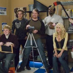 Still of Traci Lords Jeff Anderson Ricky Mabe Jason Mewes Craig Robinson and Katie Morgan in Zack and Miri Make a Porno 2008