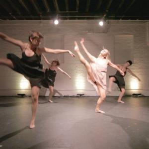 Dancers Caitlin Johnson Kayla Schetter Anna Vlasova Cassie Mills and Jessica Ho in a scene from Buoyancy
