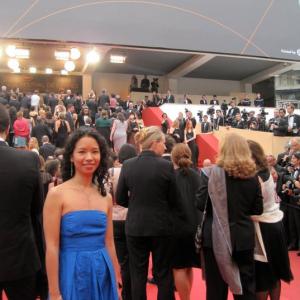 On the red carpet of the Cannes Film Festival 2011