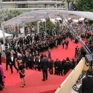 Cannes Film Festival top of red carpet