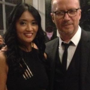 with director, Paul Haggis at the premiere of his movie 'Third Person'