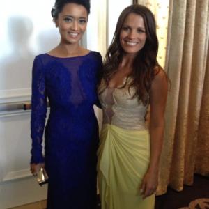 with YRs actress Melissa Claire Egan at the Daytime Emmy Awards 2014