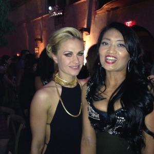 with Ana Pacquin at HBO True Blood Finale Season event