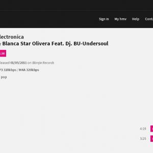 At HMV DIGITAL  4 records by Blanca Star Olivera  2 LINKS httpswwwhmvdigitalcomreleases2162641 and httpswwwhmvdigitalcomartists297406