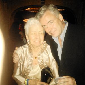 Filmmaker David Hooper and his mother at the opening of his film The Anatomy of a Great Deception