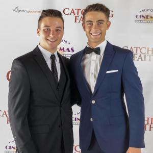 Red Carpet premiere with fellow actor, Garrett Westton, for 