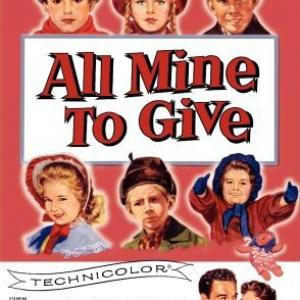 Butch Bernard, Glynis Johns, Patty McCormack, Cameron Mitchell, Jon Provost, Yolanda White, Stephen Wootton, Dorothy Brody and Penny Brody in All Mine to Give (1957)