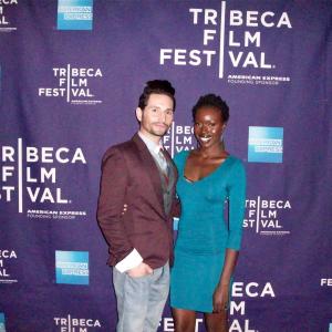 Tribeca Film Festival Xavier Jimenez-March and Anna Diop